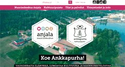 Desktop Screenshot of nuorisokeskusanjala.fi